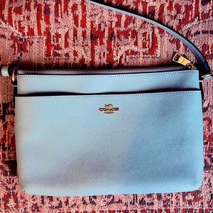 Crossbody Coach Purse Powder Blue